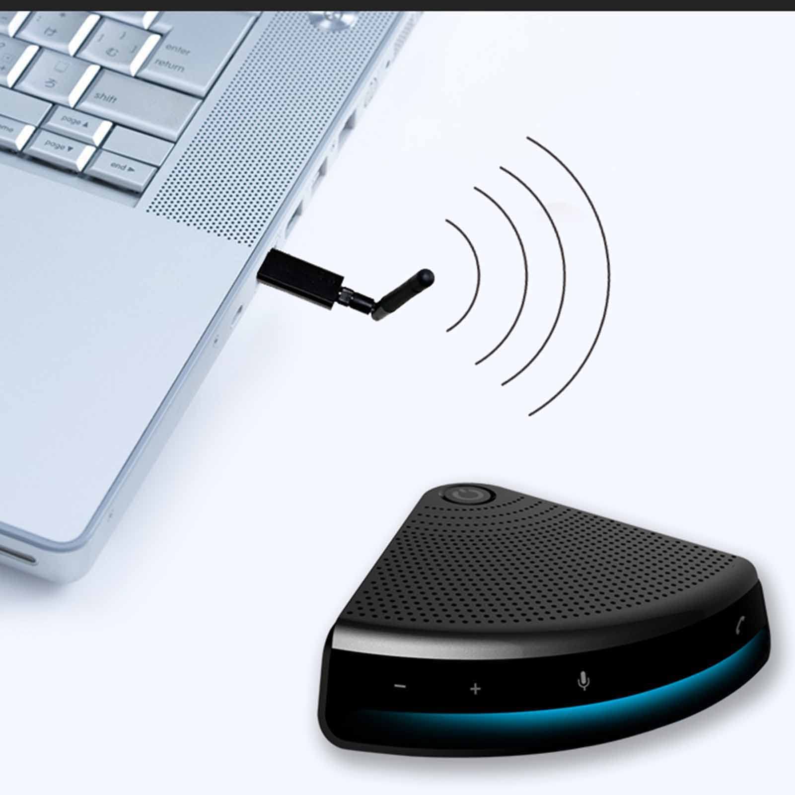 Micrófono de conferencia Reducción de ruido omnidireccional USB Bluetooth Dual Mode Call Mic para