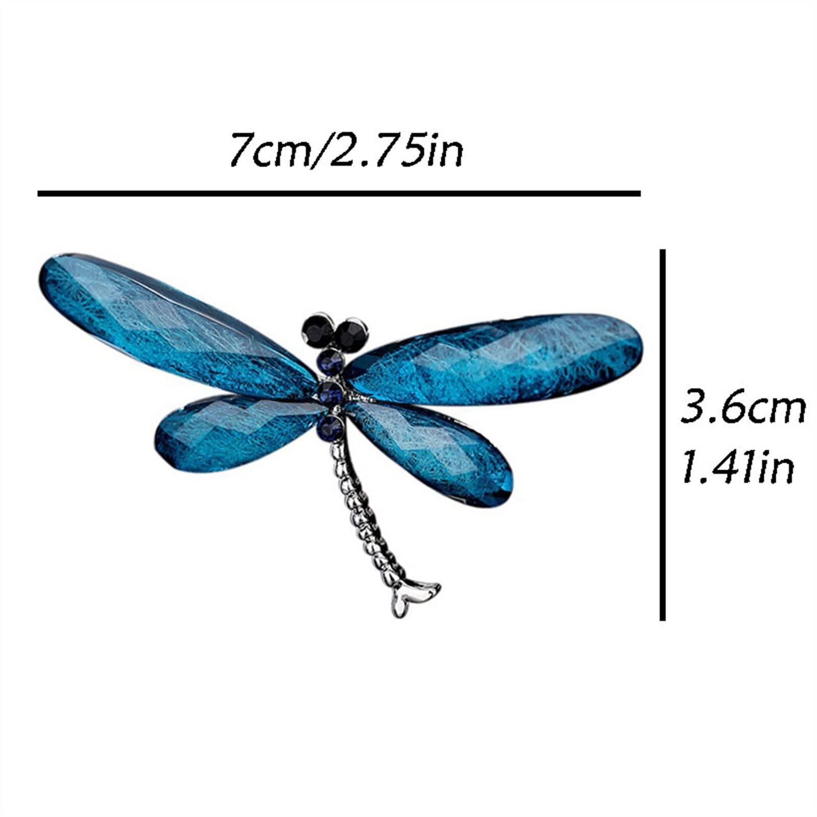 spille di libellula Spilla da donna lucida e abbagliante Accessori di lusso di fascia alta Pin Delicate decorazioni for colletto di abbigliamento spille spilla