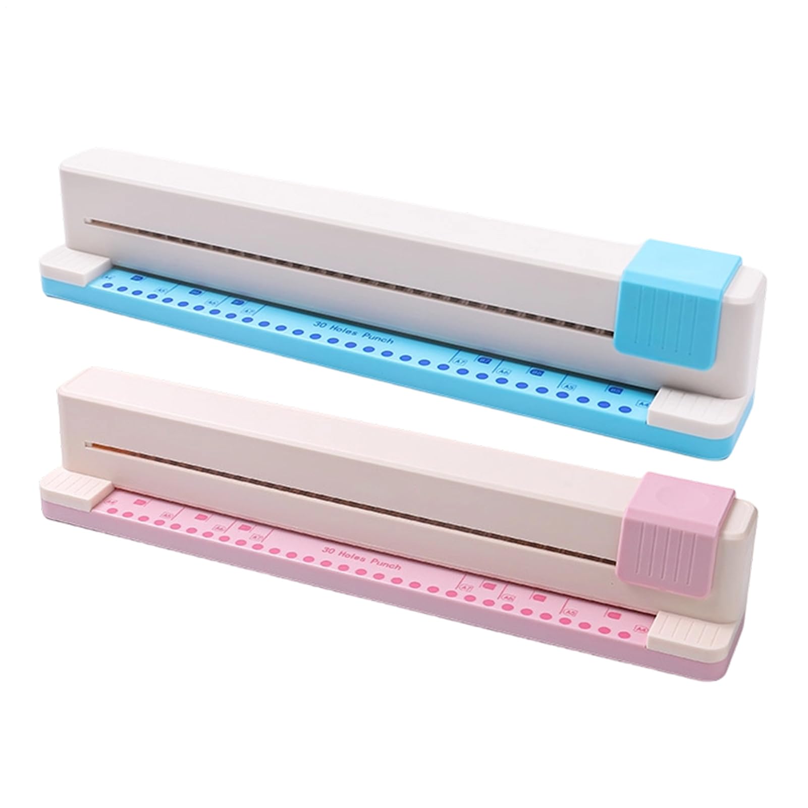 Macchina per Forare da Ufficio Strumento da 30 Fori per Hobby Creativi | Perforatrice circolare per fogli mobili Per A4 A5 A6 A7 B5 B6 Scrapbook Diario Quaderno Studenti Ragazze Adolescenti Donne