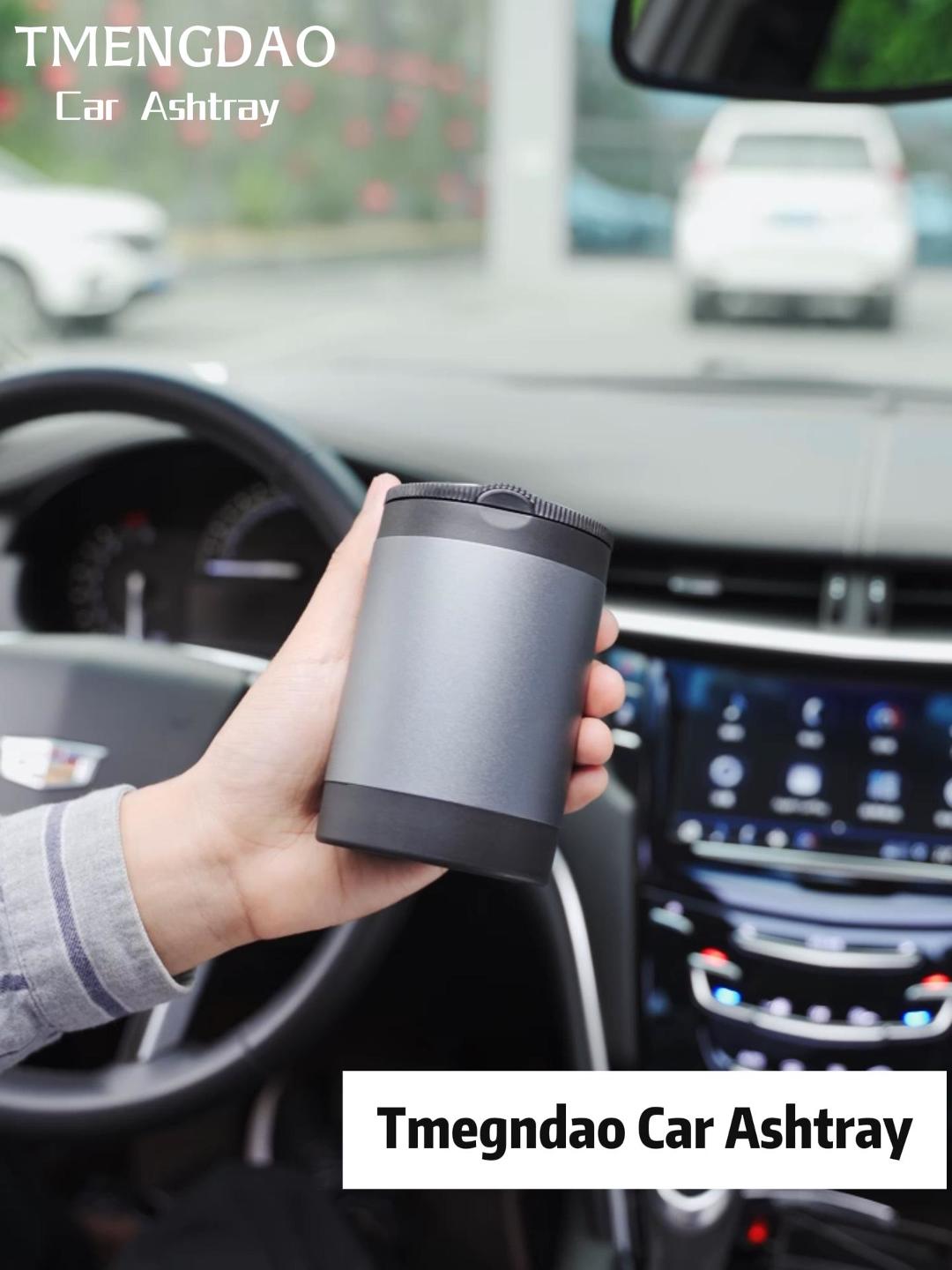Amazon.com: Tmengdao Ashtray with Lid,Smokeless Ashtray for Cup