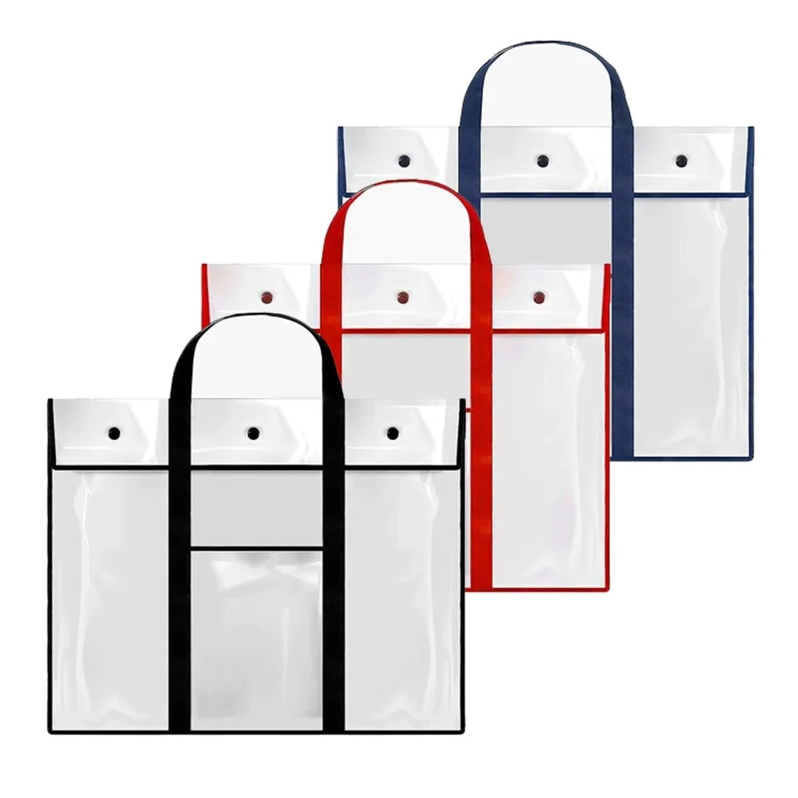 Bolsa Para Tablero De Dibujo De Artista Carpeta transparente de PVC de gran capacidad, bolsa portátil for tablero de dibujo, bolsa de almacenamiento de papel for bocetos y carteles, bolsa for pizarra