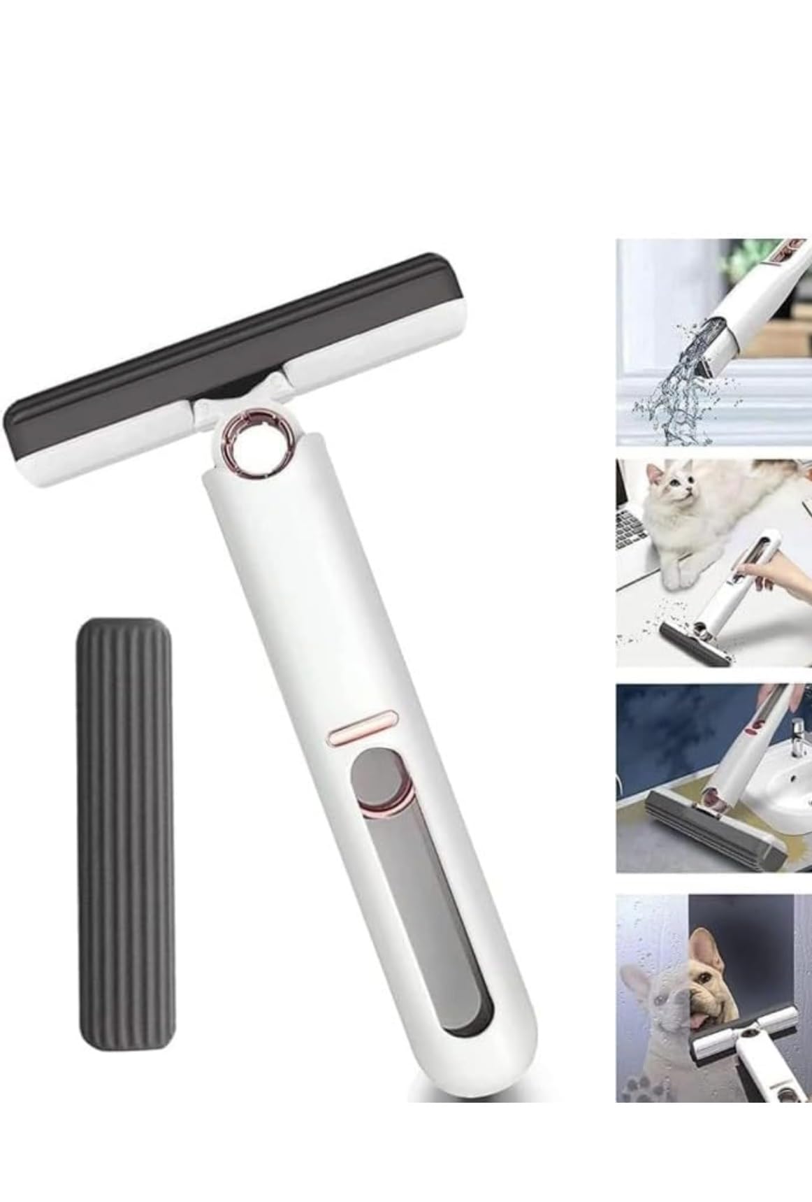 Mini Mop for Kitchen with Sponge Portable Mini Mop Self Squeeze Strong Absorbent Magic Wiper for Kitchen Small Wet & Dry Use for Bathroom Wall Glass Car Table Home Mini MOP Random (B0DF8VJJHS) Amazon Price History, Amazon Price Tracker