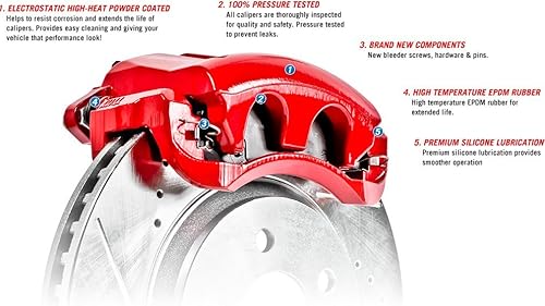 Miniatura 2 de Power Stop KC6550-36 Front Z36 Kit de freno de remolque y camión con pinzas