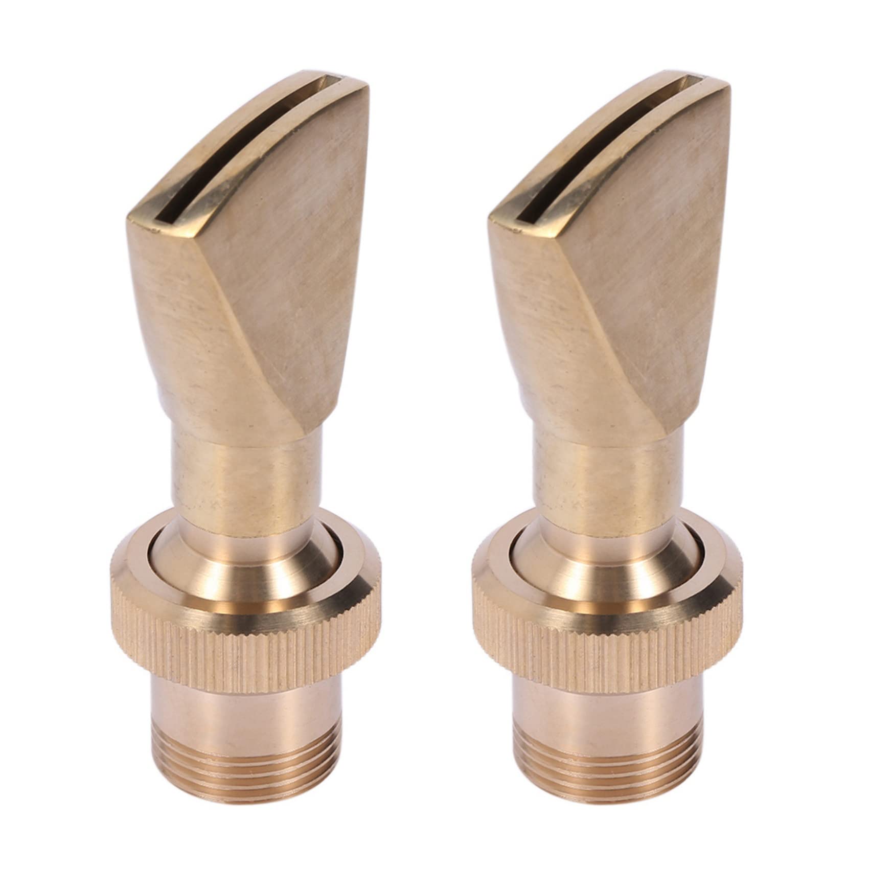 Hndhbfgrt 2X 1/2 Inch DN15 and 3/4 Inch DN20 Brass Water Fountain Nozzle Sprinkler Head Garden Landscape Fountain