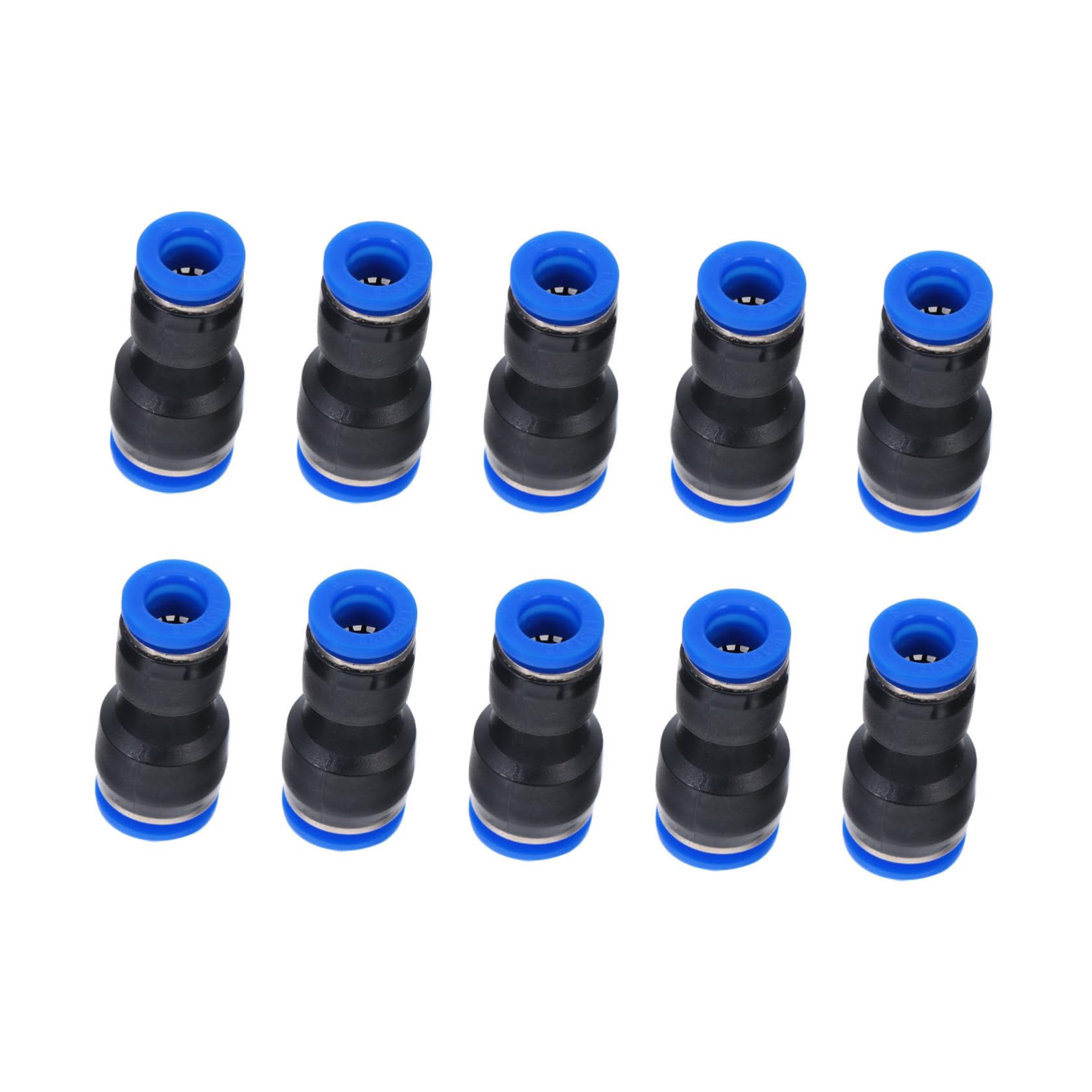 FOYTOKI 10Piezas Conectores de Compresor de Aire de Plástico de Acopladores Rápidos para Herramientas Neumáticas sin Herramientas Duraderos y Resistentes