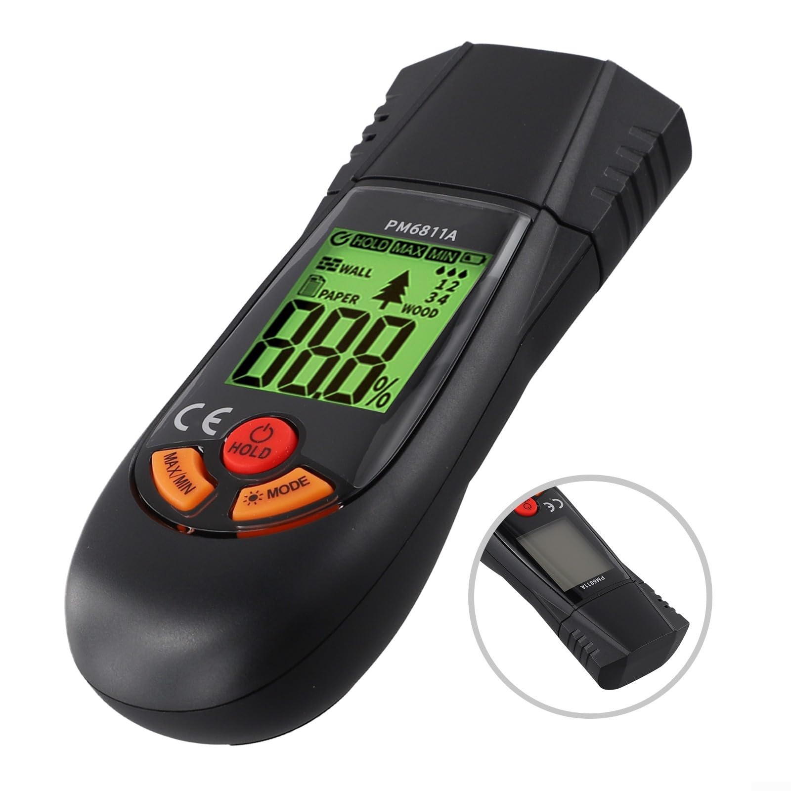 Misuratore di umidità digitale PM6811A per legno, pareti e materiali