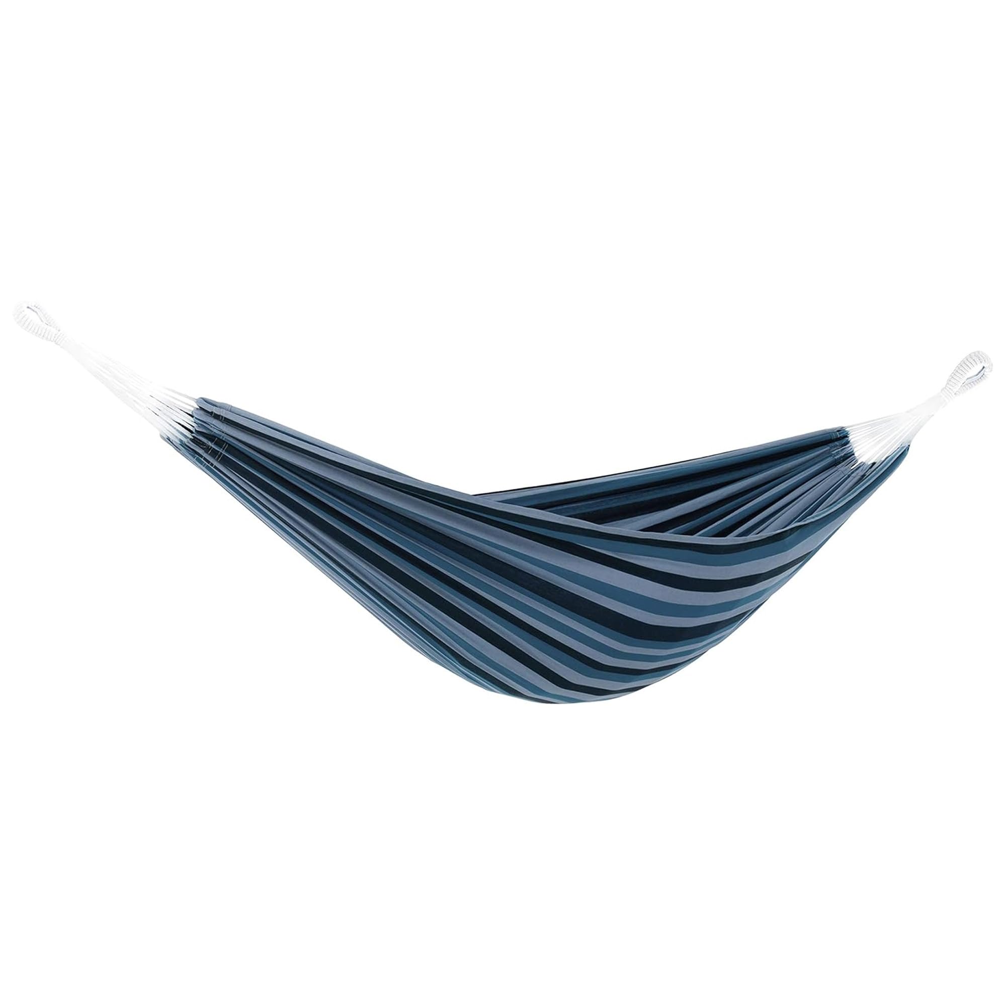 Vivere BRAZ234 Hamac Double brésilien en Coton, Multicolore- Blue Lagoon
