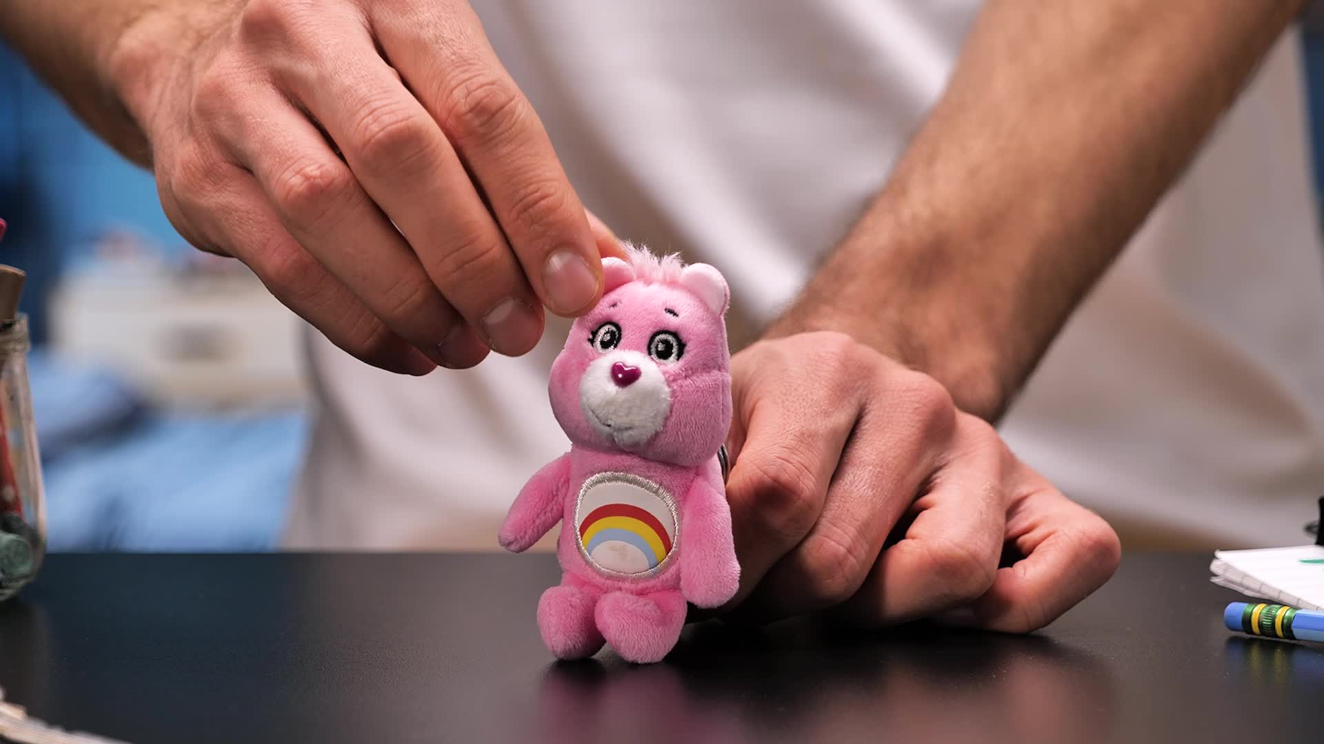 NICI Orsetti Del Cuore Allegrorsa – Ciondolo Portachiavi In Peluche Rosa 15 Cm Per Borse E Zaini