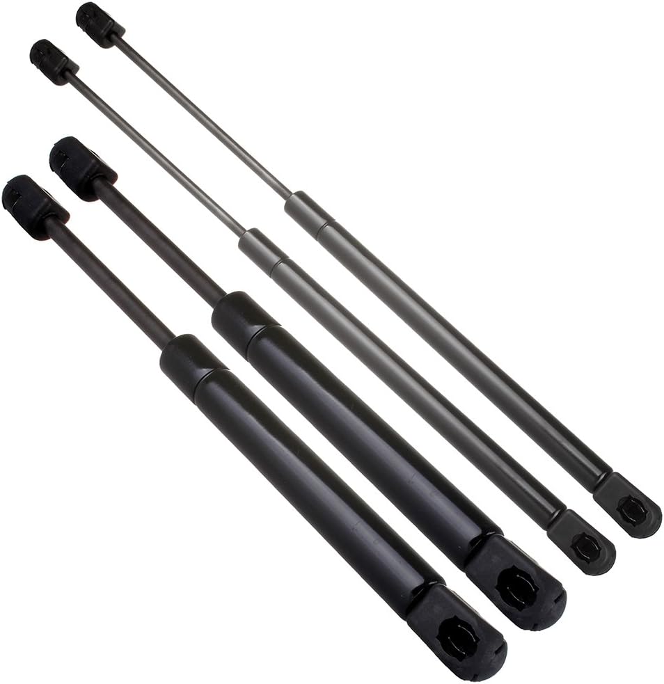 SCITOO 6193 6194 4pcs Lift Supports Fit for Jeep Commander 2006-2010 Shock Struts Window Glass+Hood
