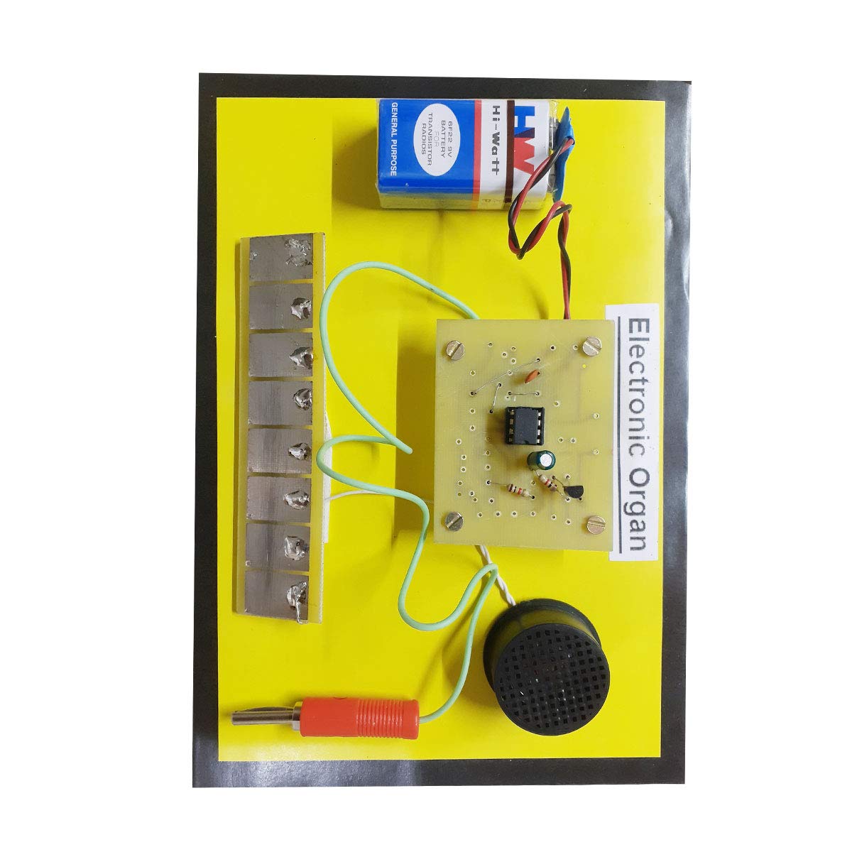 MELODY's Electronic Organ Using IC 555 Working Model for School Science Project
