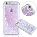 iPhone 6/6s Plus Case, Maxdara iPhone 6/6s Plus Hard Case Flowing Liquid Floating Luxury Bling Glitter Sparkle Case Cover Fashion Creative Design iPhone 6/6s Plus 5.5 inch Case (Pink&Blue)