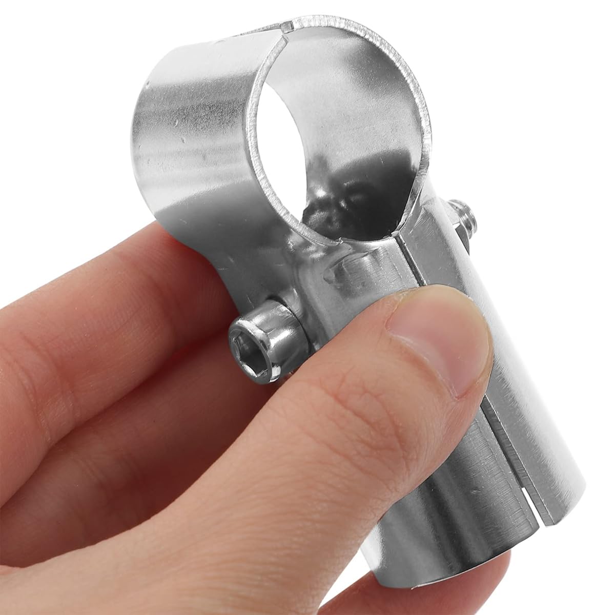 2 pezzi a forma di T morsetto per tubo connettore 25 mm acciaio inox giunto tubo bidirezionale 69,5 x 27,5 mm per appendiabiti recinzioni supporto rotaie e progetti fai da te per tubi