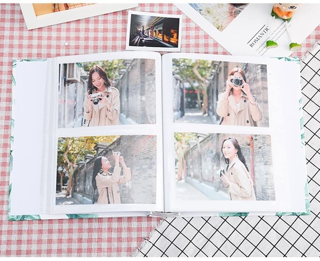 Álbum Familiar, Memorial Book Insertar 7 Pulgadas de 200 Piezas Álbum de Fotos 5x7 Gran Capacidad Photocard Álbum Scrapbook Álbumes de Fotos de Bodas Creativas Regalos