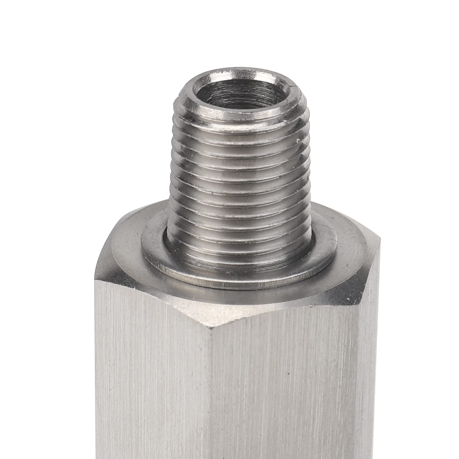 Capteur De Pression D'huile En T – 1/8 BSPT Femelle Vers Mâle Avec Adaptateur De Port NPT Pour Jauge De Ligne D'alimentation Turbo – Acier Inoxydable - 3