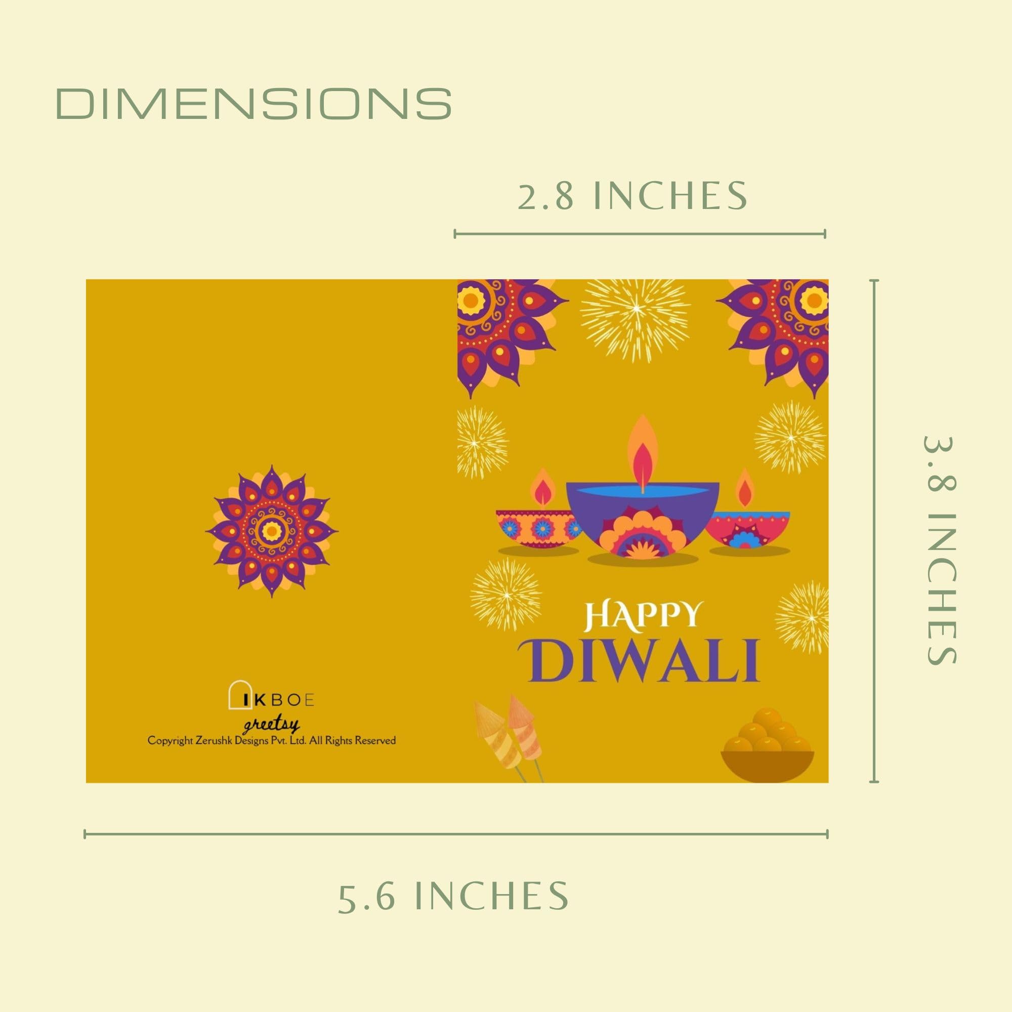 Happy Diwali Greeting Cards - 18 Unique Designs -4 Happy Diwali Greeting Cards - 18 Unique Designs -4