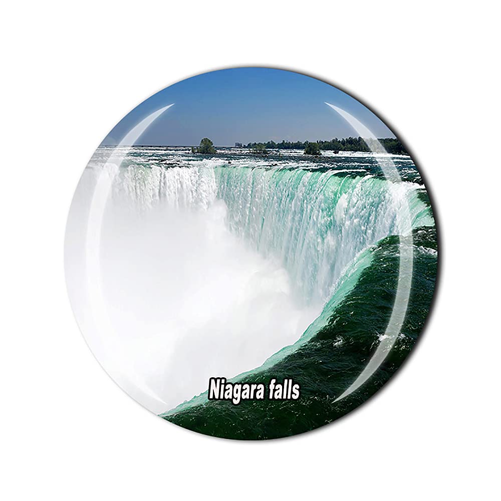 Wedarego Niagara Falls Canada Canada 3D Niagara Falls Fridge Magnet Souvenir Crystal Glass Magnet Travel Souvenir Collection Gift Home Kitchen Decoration