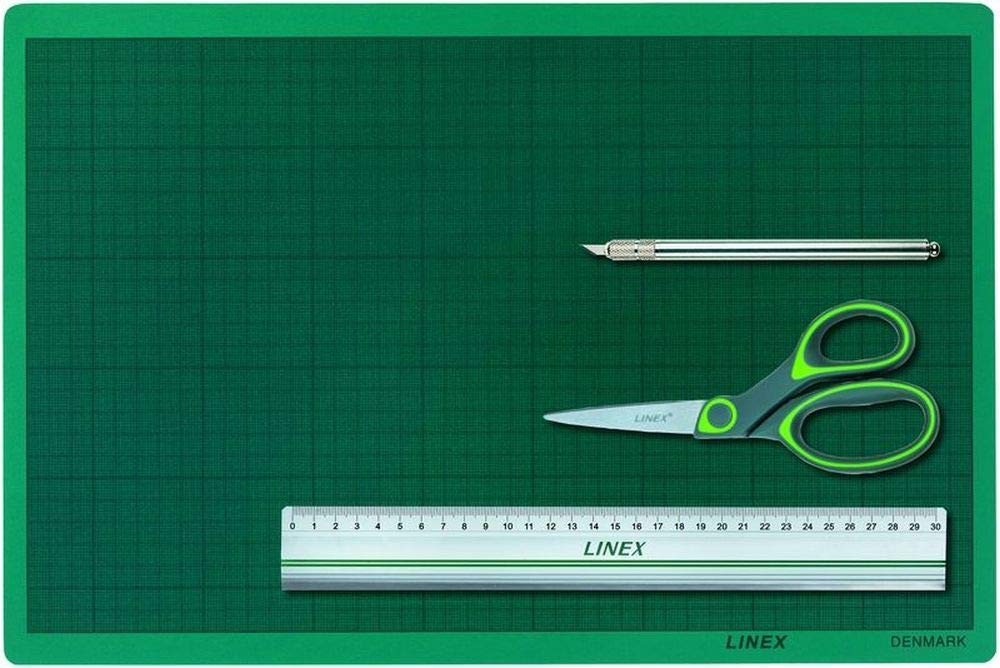 Linex, formato A2, dimensioni 450 x 600 mm, colore: verde
