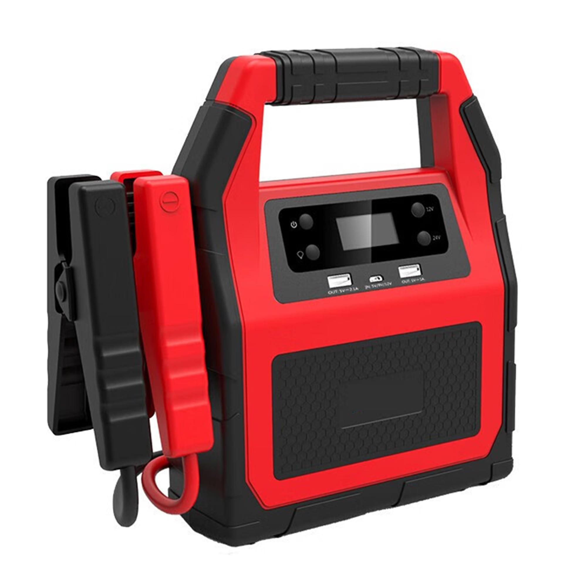 Iniciador De Salto De 12v / 24v Pesado, Paquete Portátil De Potenciador De Batería De Pico De 1500a 42000mah para Automóviles, Camiones, Motores Diésel Y Vehículos Comerciales