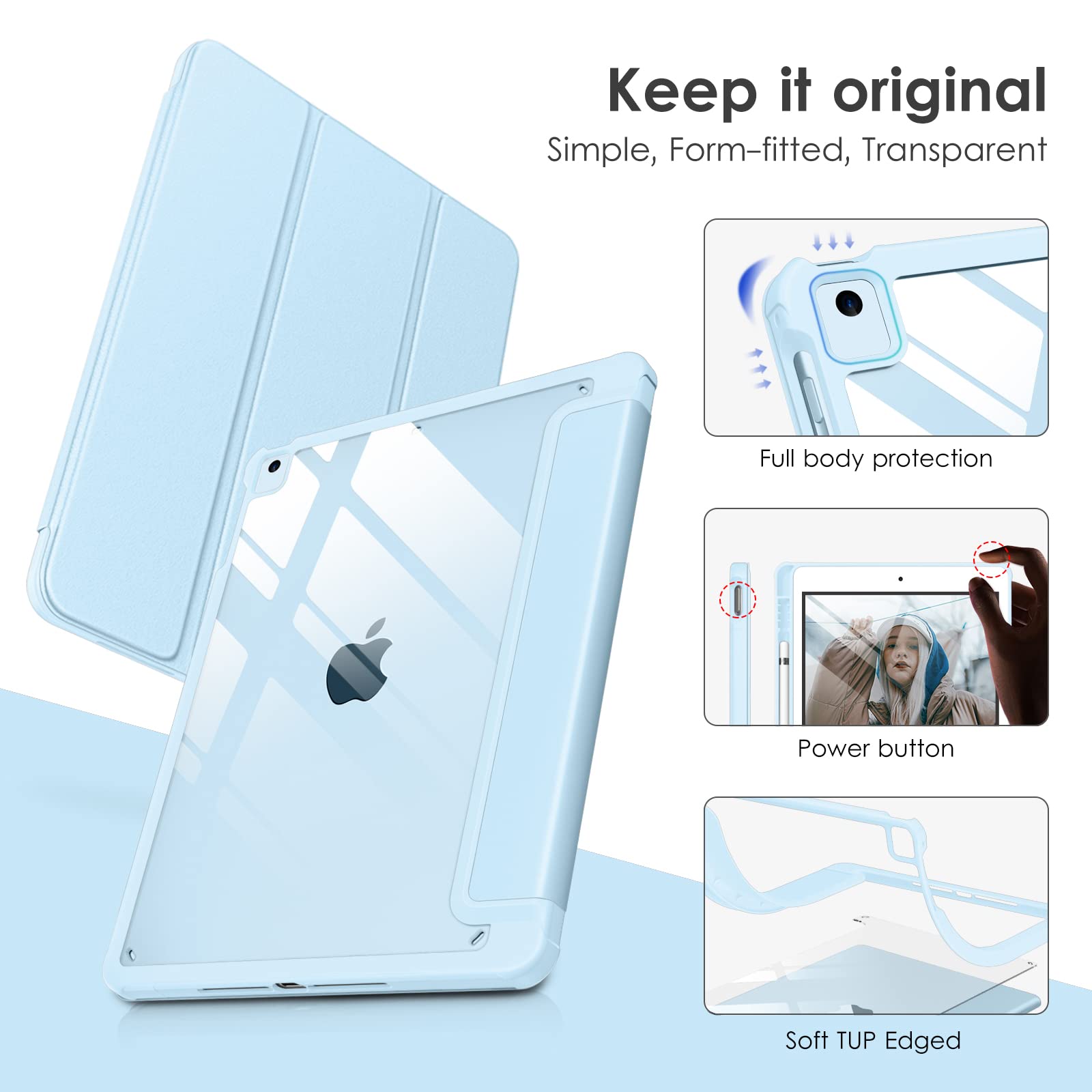 Amazon.com: VIKESI for iPad 6th / 5th Generation 9.7 inch Case