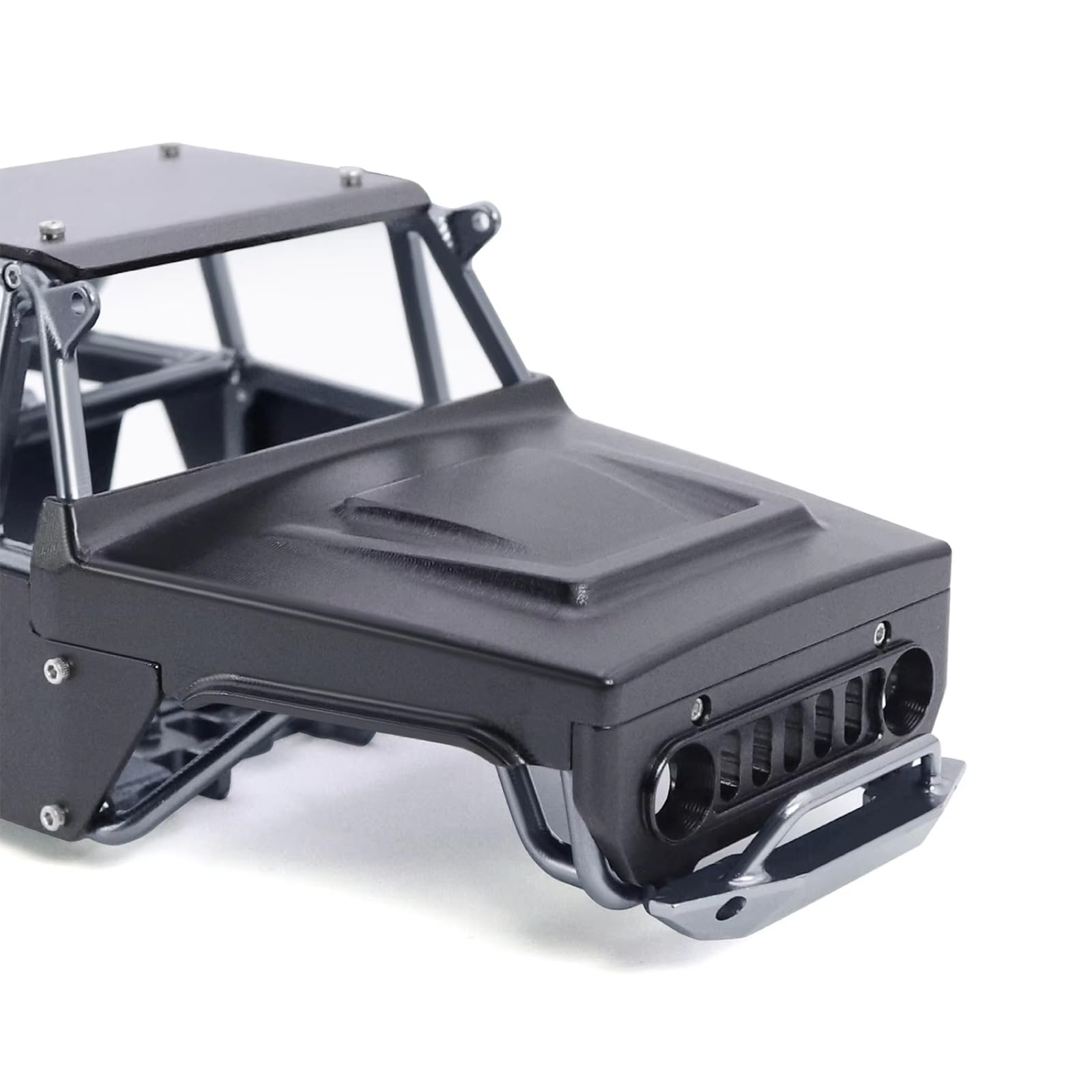 Compatible con Axial para SCX24 para Ripper para Bronco para JLU B-17 C10 1/24 Piezas Upgrade Coche RC Aleación Aluminio Jaula Seguridad Carrocería Maquetas