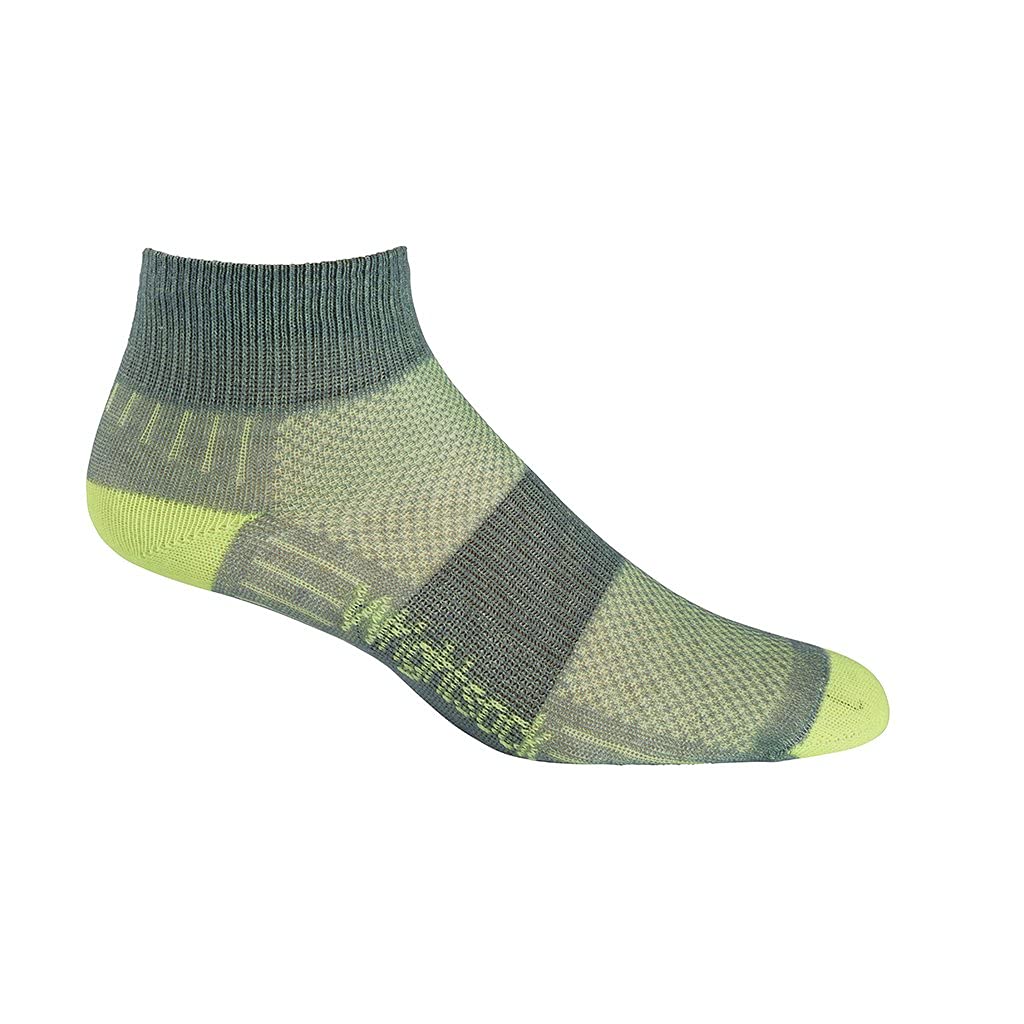 Wrightsock KIDS Coolmesh II Quarter Travel Socks Boys | Girls | Walking | Running | Hiking | Double Layer