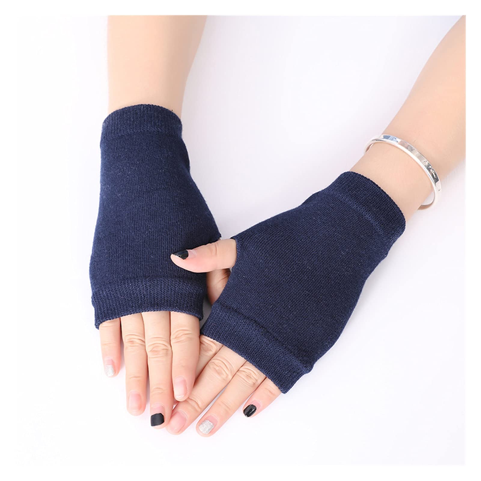 Guanti Invernali Mezze Dita Fletion | Lana E Cotone, Con Flip Top | Per Equitazione, Lavoro - Foto 7