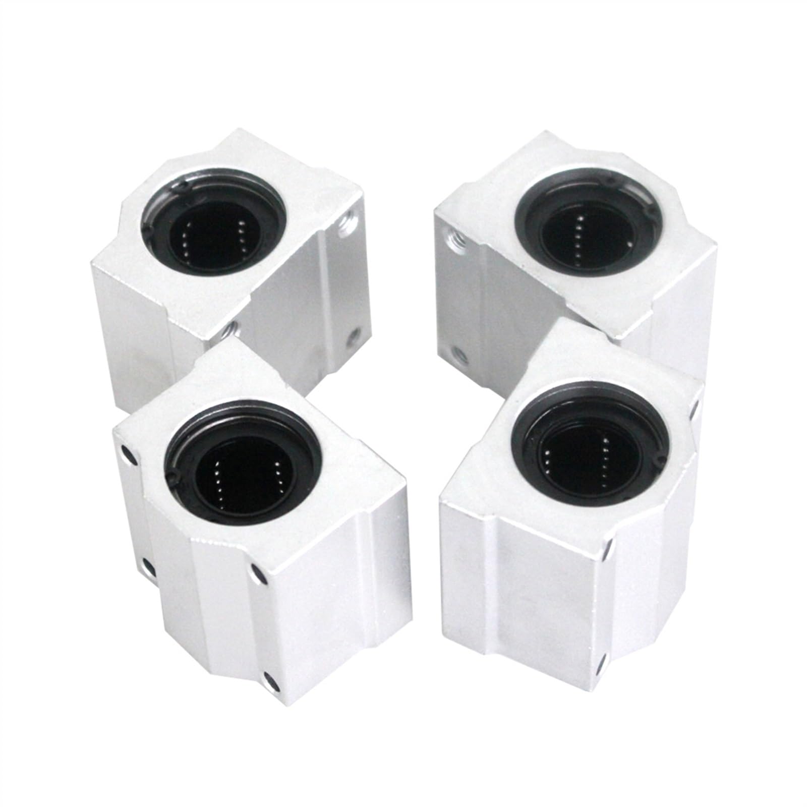 Roulement à Billes à Mouvement linéaire, Bloc Coulissant, Bague SC8UU SCS8UU SC10UU SCS12UU 16UU 20UU 25UU, Arbre linéaire, pièces d'imprimante 3D, 4 pièces(SCS25UU)