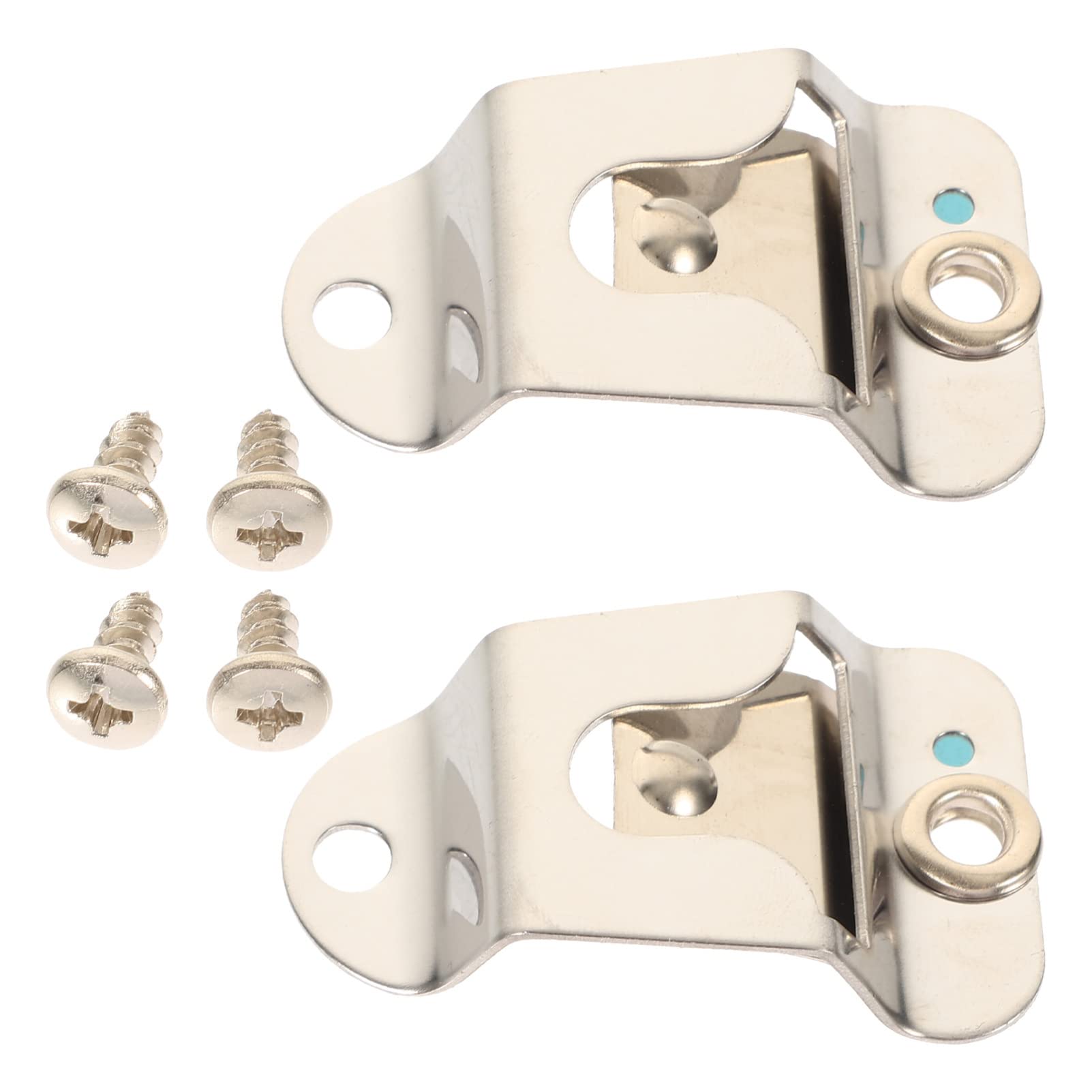 JOINPAYA 2Sets Metal Microphone Hanging Clips Durable Holder Clips for Easy to Use Metal Hooks Compatible