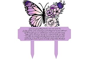 Sentimental Grave Site Decor: Butterfly Memorial Grave Markers For Your Beloved