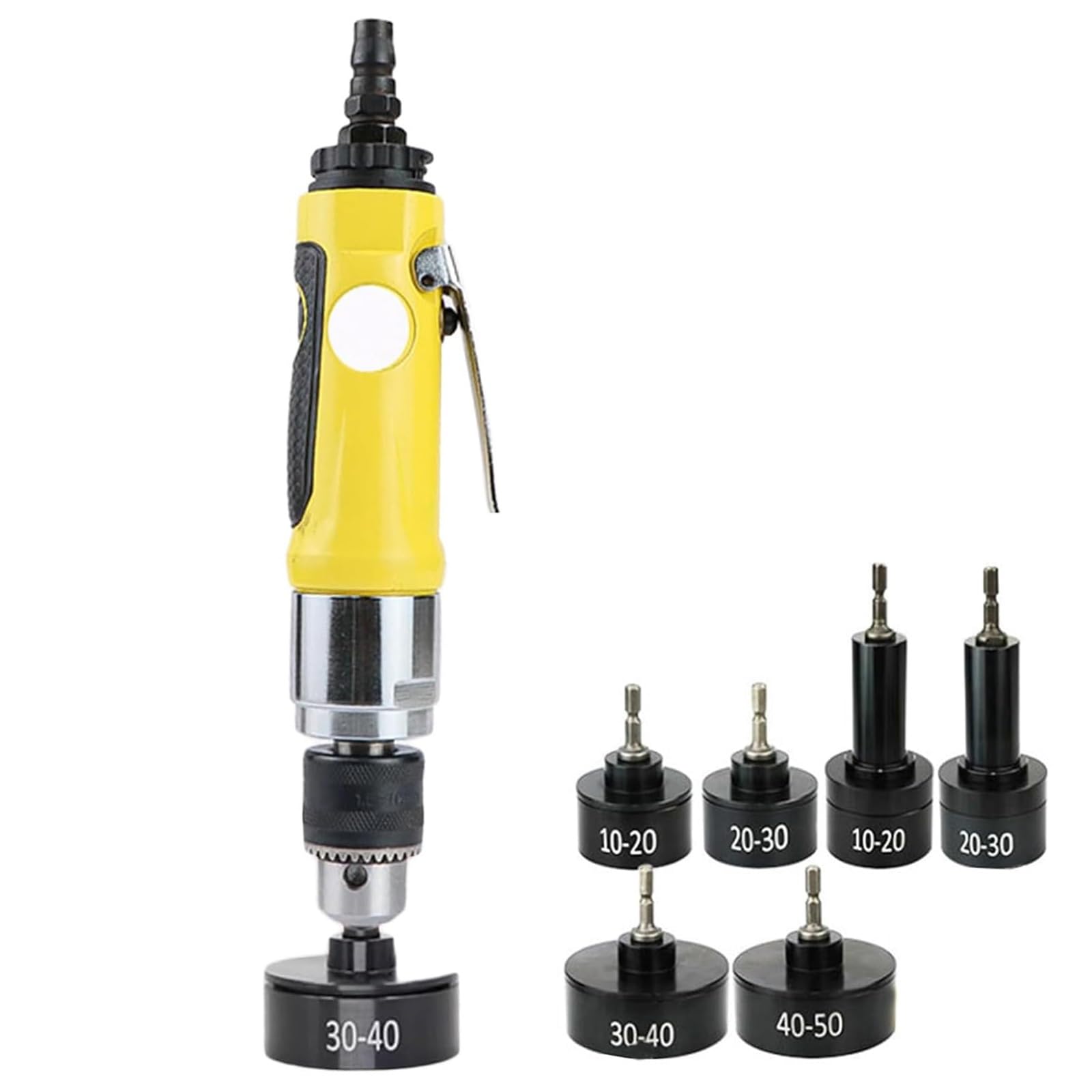 Machine de capsulage pneumatique portable 10-50 mm avec mandrin de perceuse 3/8"