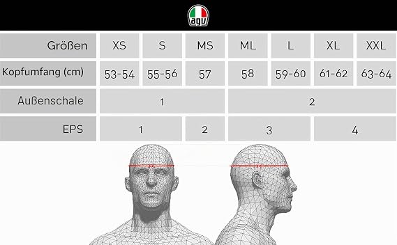 AGV K-1 Motorcycle Helmet l