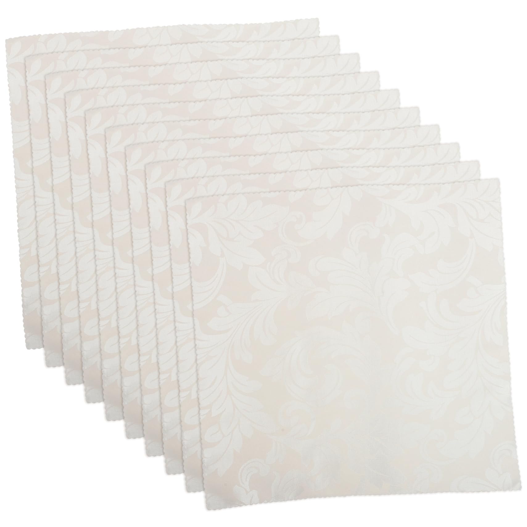 Lot de 10 serviettes de table réutilisables lavables et durables pour fête de mariage