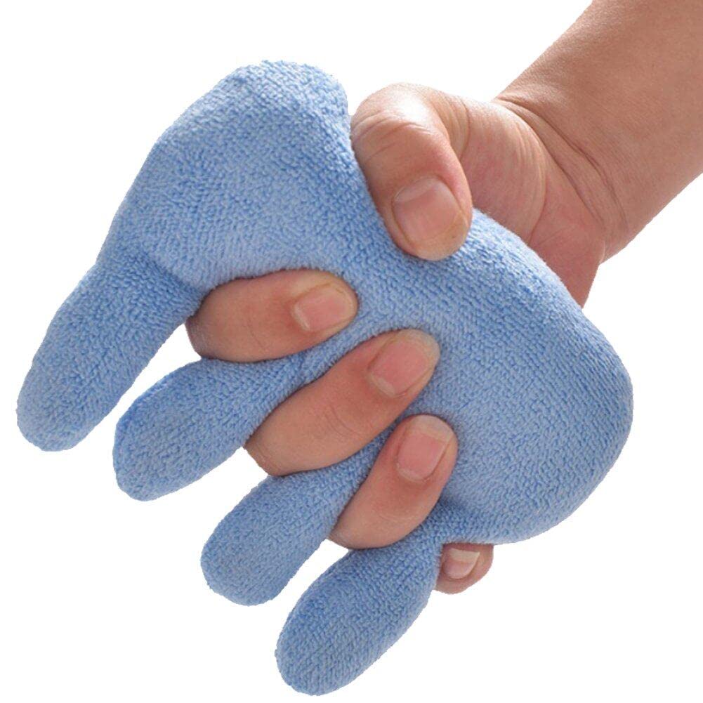 Casiler Blue Finger Pillow With Finger Separator, Finger Rehabilitation Training Device Hand Contracture Cushion Pillow Prevention Tool