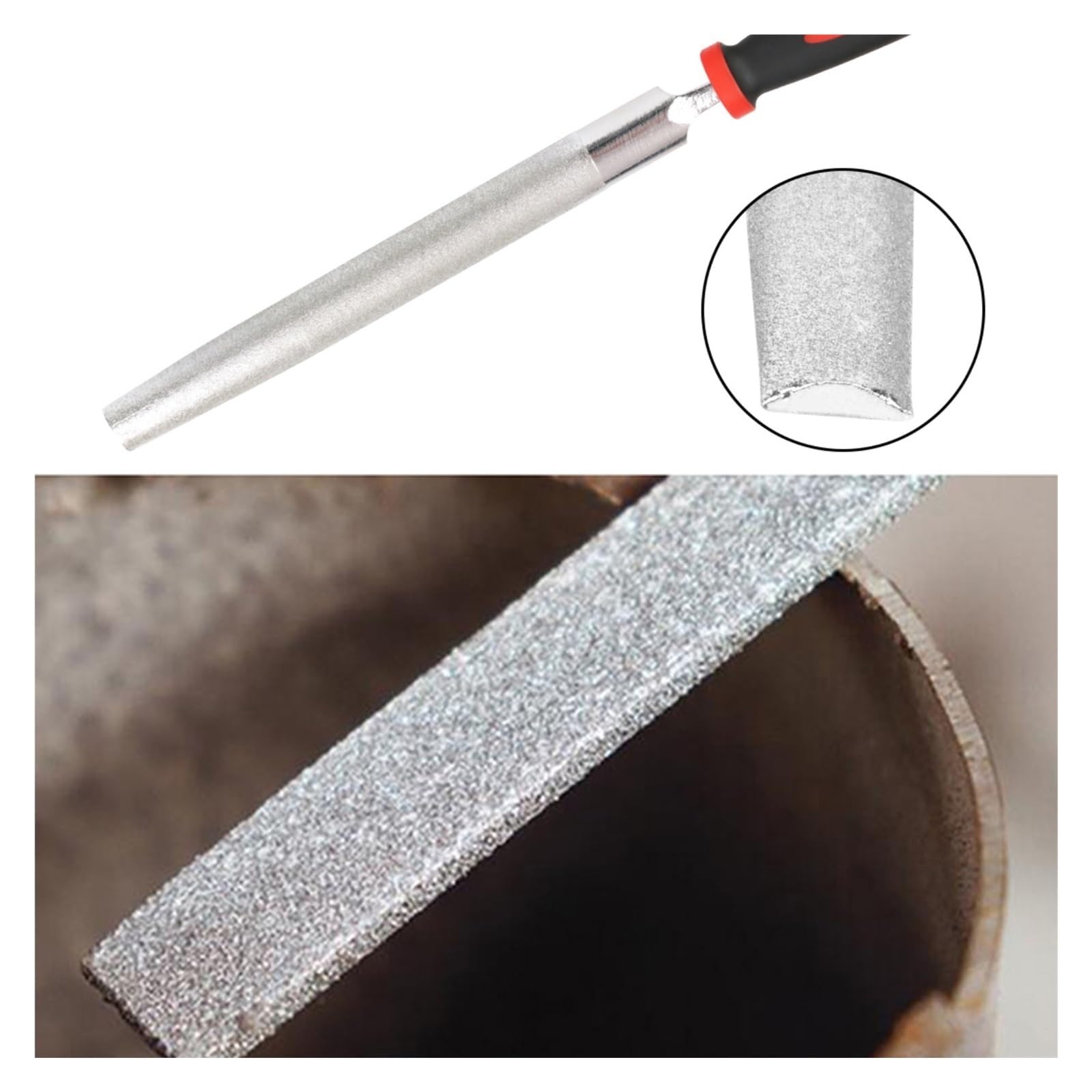 Amazon.com: HERYBDCK 8 Inch Diamond Coated Round File Needle File