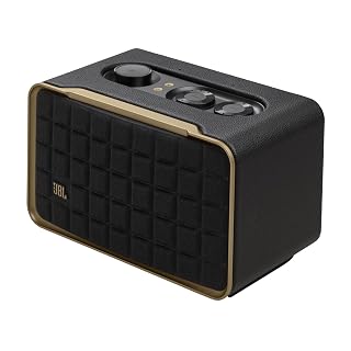 JBL Authentics 200 Enceinte Smart Home avec WiFi, Bluetooth et assistants vocaux, design rétro, noire - Les Beatles, Paul McCartney, John Lennon, RIngo Starr, George Harrison