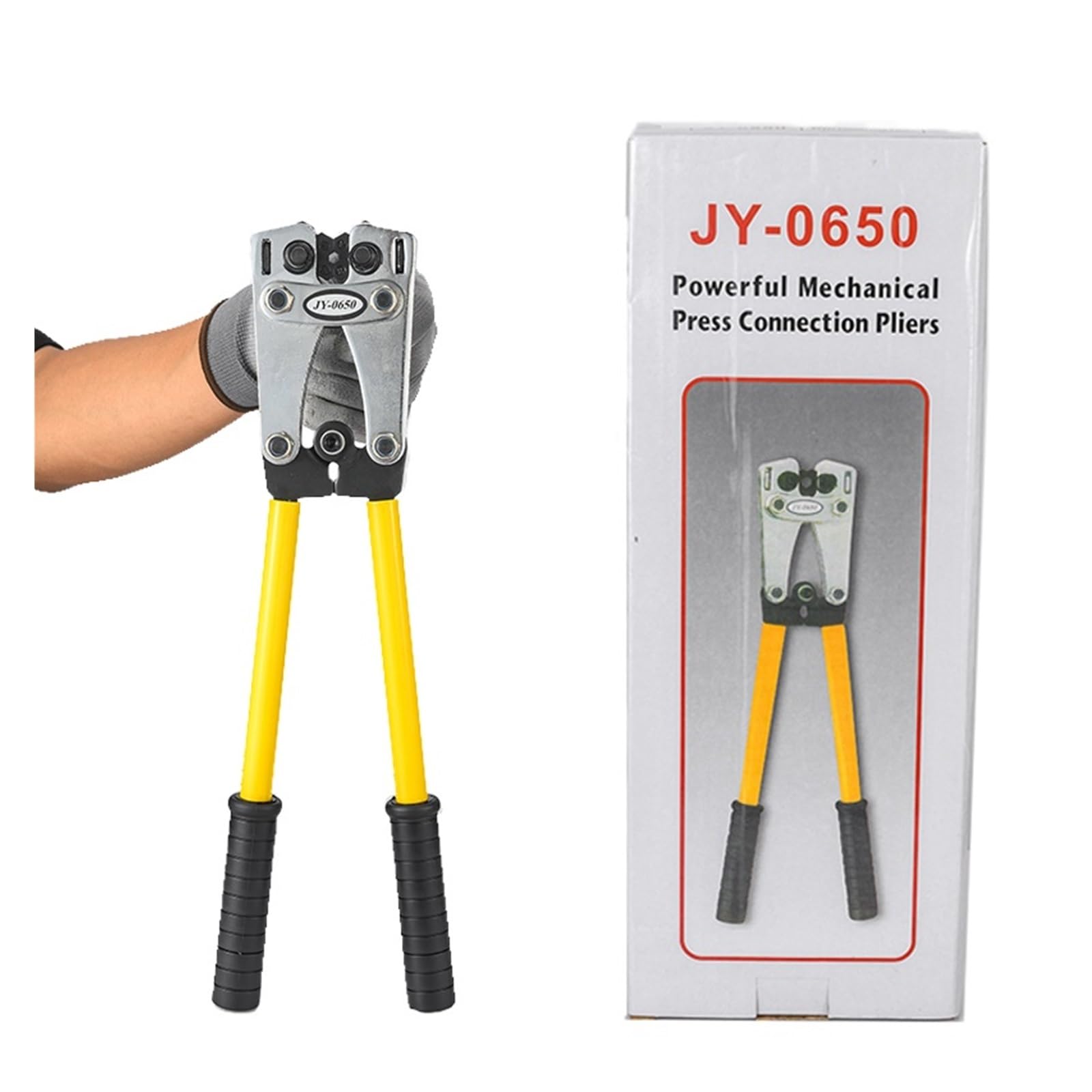 JY-0650 SC 冷間プレス機械式強力圧着ペンチ、手動圧着工具裸