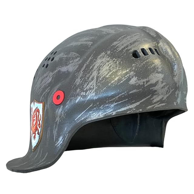 Liontouch - Casco de Caballero Dragón Ámbar, Edades de 3-8 Años, Talla Única