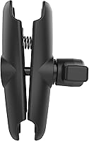 Vista 5 de RAM Mounts RAM-B-201U Brazo de doble zócalo (mediano) compatible con componentes de bola RAM B Tamaño 1