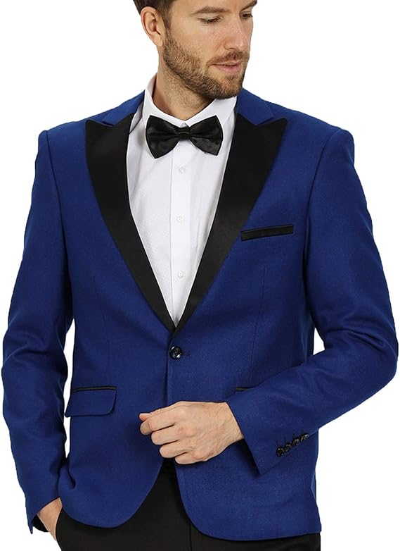 Amazon Ween Charm メンズ スリムフィット タキシード ブレザー ジャケット ワンボタン ピークラペル 無地 セパレートタックスーツジャケット Us サイズ 3x Large コート ジャケット 通販