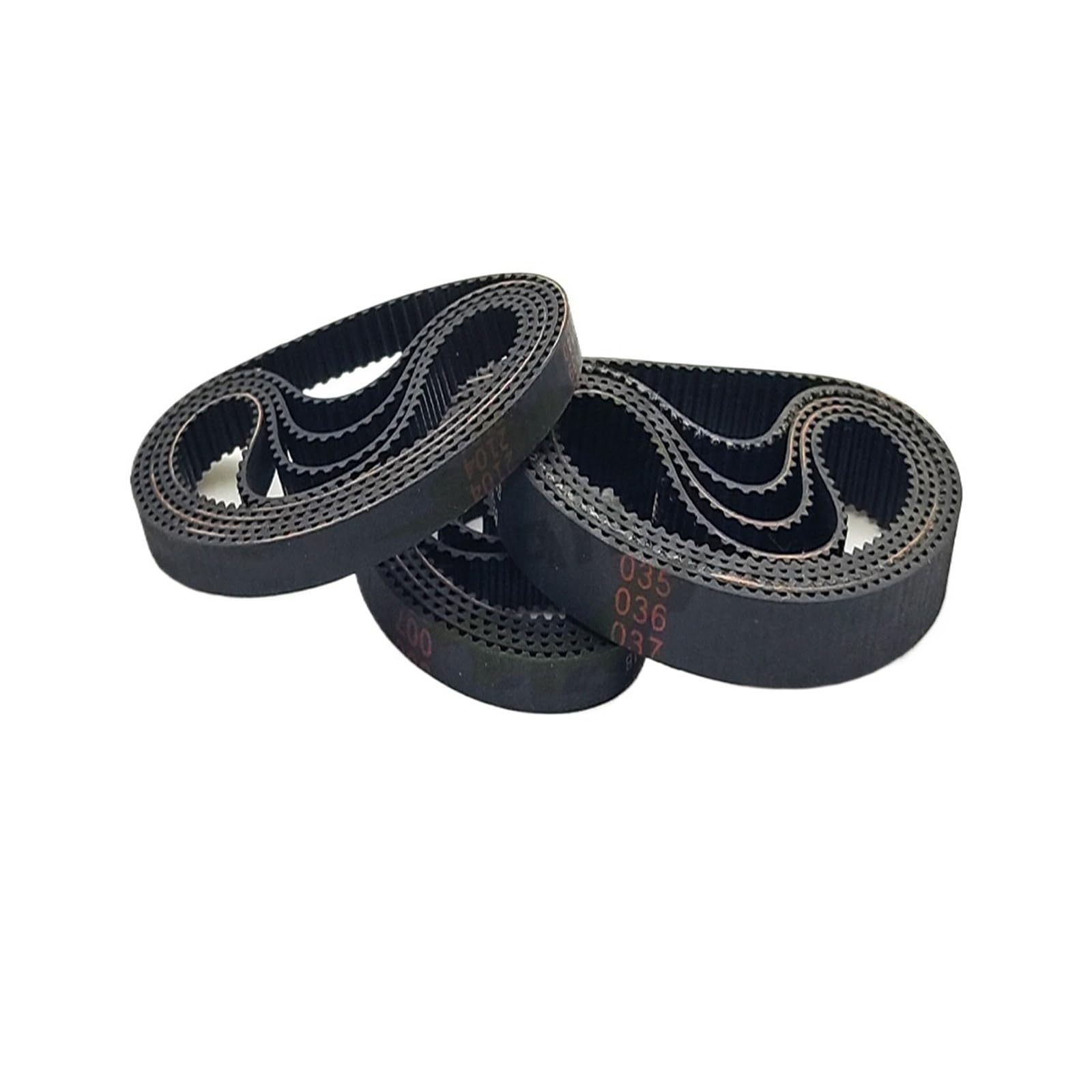 Courroie synchrone caoutchouc 372mm S2M 6mm transmission crantée 1PC - 3
