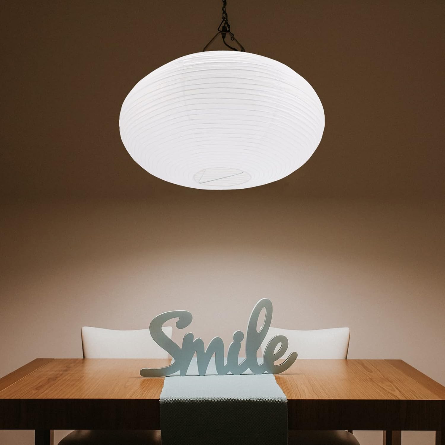 Uonlytech Paper Lantern Lamp Shade 16.14X16.14X7.87In Portable Diy Hanging Lampshades for Pendant Lights Home Decor Bedroom and Study