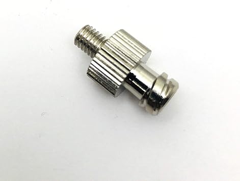 Metal Syringe Fitting Luer Lock Female to UNF 10-32 Male 2 Units