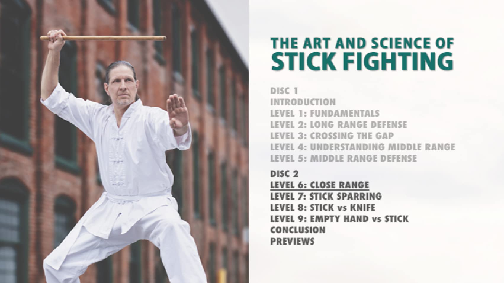 Art & Science of Stick Fighting 2-DVD Joe Varady (YMAA martial arts) Develops Escrima, Kali, Sword, Staff skills
