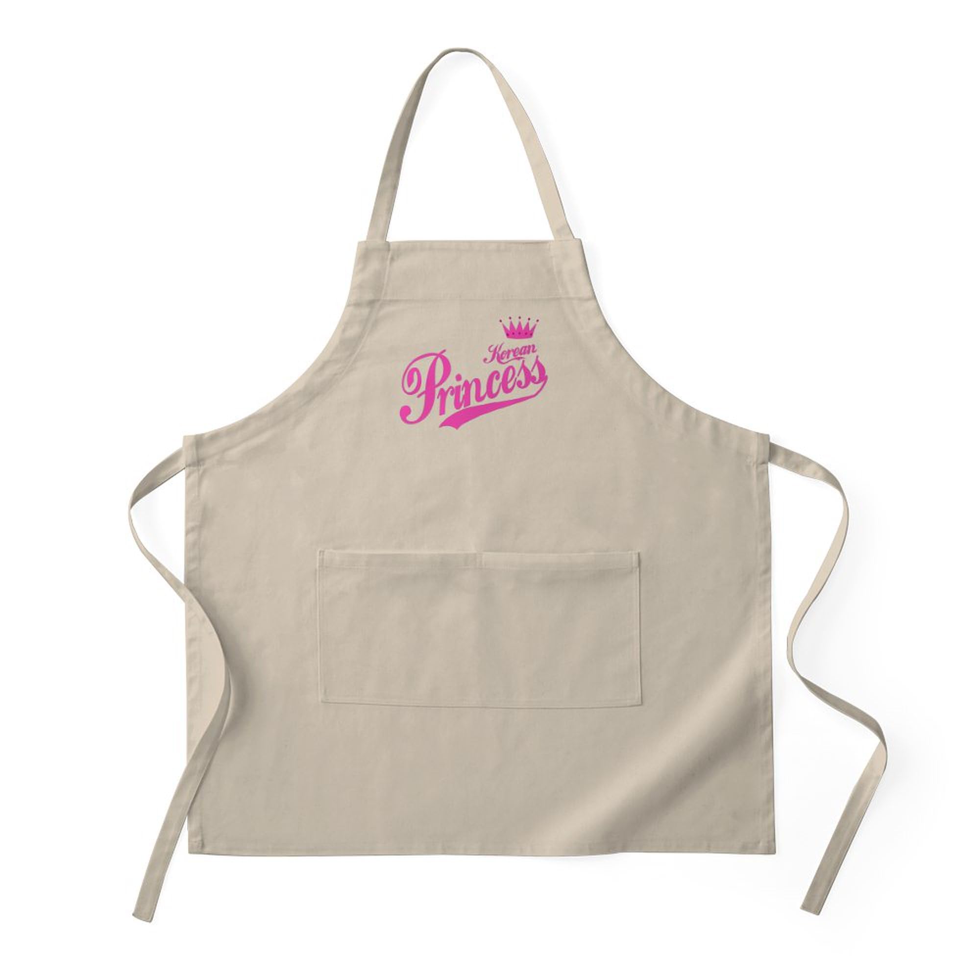 CafePress Korean Princess BBQ Kitchen Apron with Pockets, Grilling Apron, Baking Apron