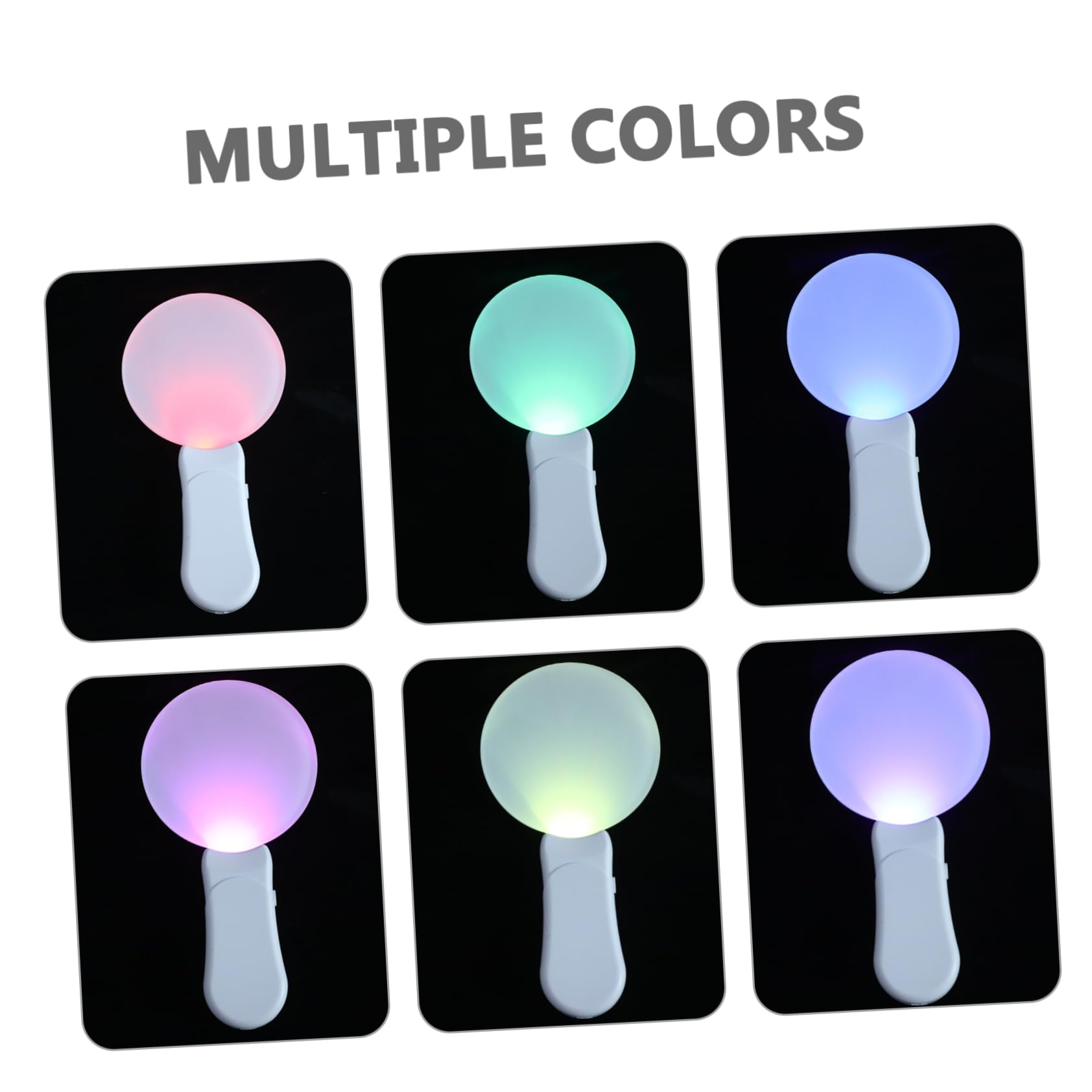 CIMAXIC Light Base with Acrylic Sheets Heat Transfer Round Panel for Diy Cheering Stick Projects