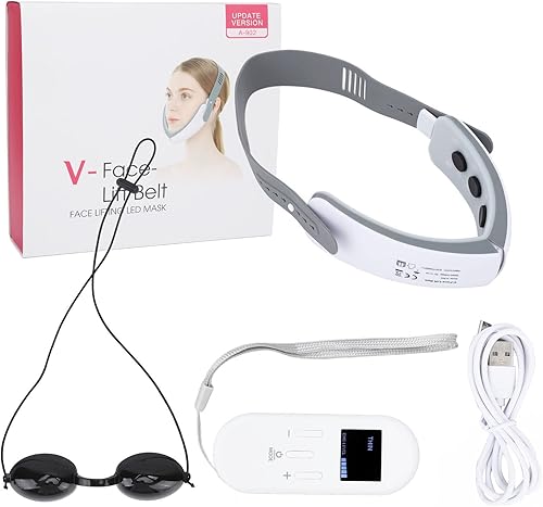 Máquina facial en V con 2 luces, 5 engranajes para el cuidado facial