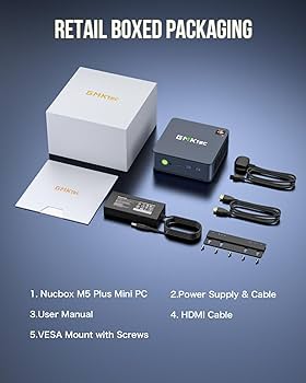 Amazon.com: GMKtec Mini PC AMD Ryzen 7 5825U (Turbo 4.5GHz) Dual