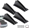 Rear Bumper Lip Diffuser,Shark Fin Diffuser Kit - Rear Bumper Deflector for Enhanced Rear Bumper Protection, Car Modified Accessories