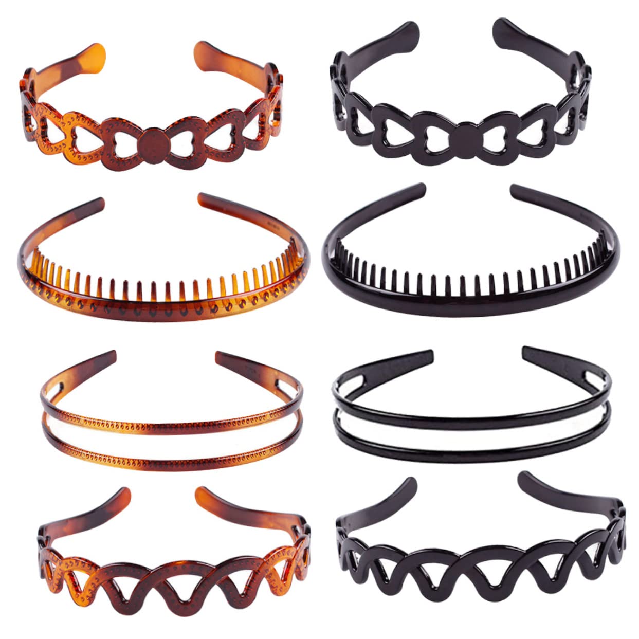 FRCOLOR Pz cerchio per a forma di onda scrunchies hair band calcio sottogola fasce per donne atletiche accessori cerchio per alla moda per antiscivolo