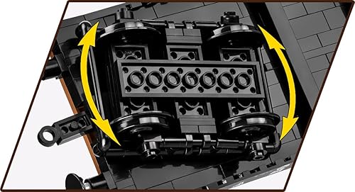 Miniatura 5 de COBI Colección Histórica Segunda Guerra Mundial Schwerer Plattformwagen Tipo Ssys